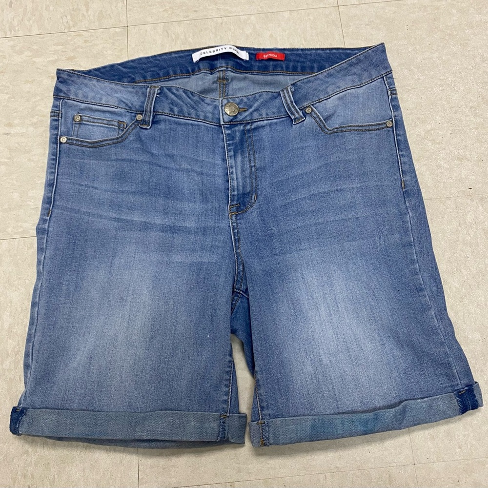 Celebrity Pink bermuda Denim Shorts